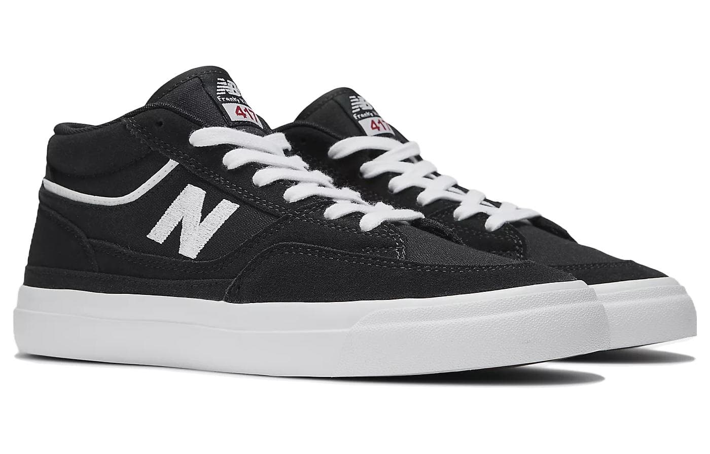 Кроссовки New Balance NB Numeric 417 Franky Villani 417 Устойчивая к истиранию MID Скейтборд Обувь Унисекс Черная - изображение 3