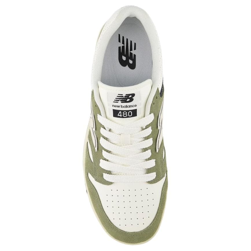 Кроссовки New Balance 480 White Green - изображение 4