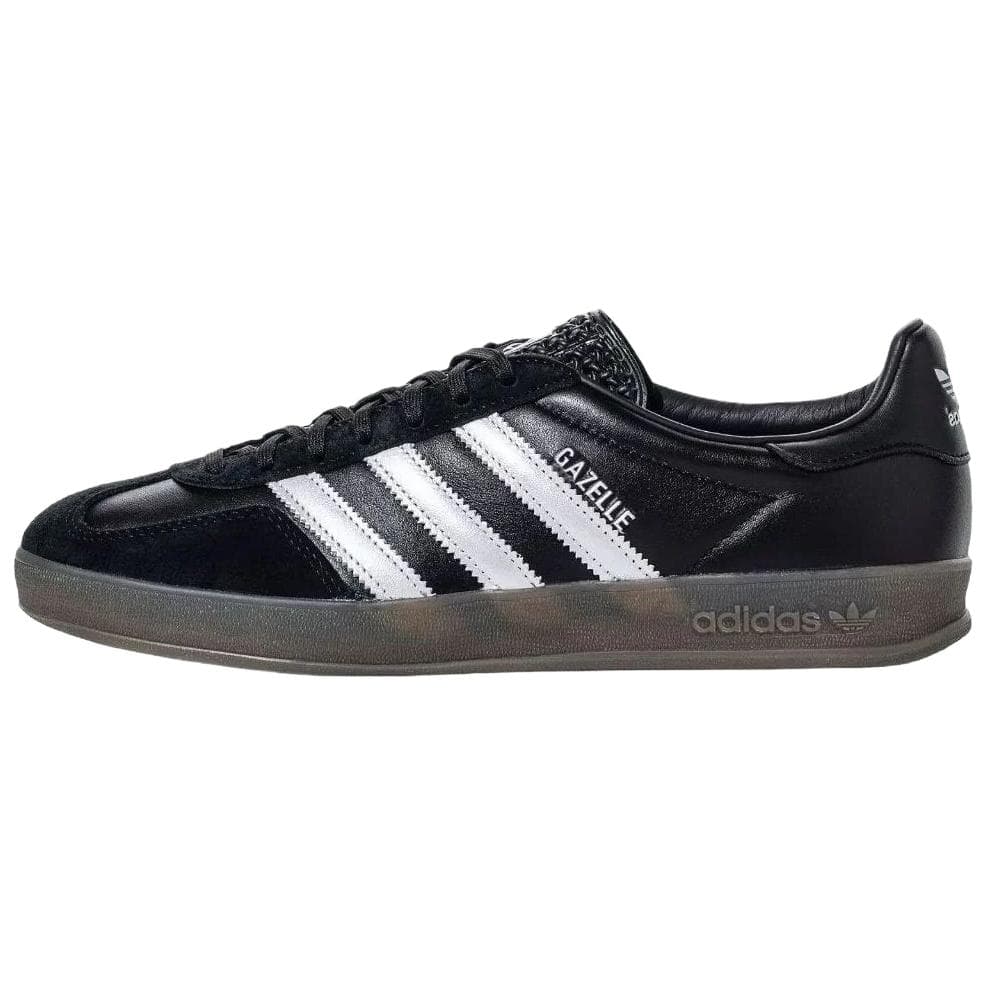 Кроссовки Adidas Originals GAZELLE INDOOR Устойчивая к истиранию низкая обувь для скейтбординга Мужская Черная - изображение 1