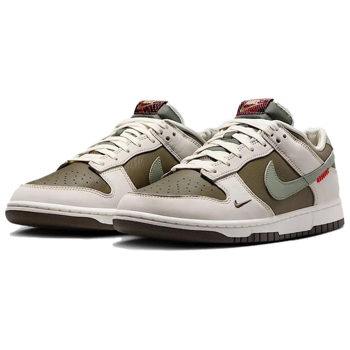 Кроссовки Nike Dunk Low Топ Скейтборд Обувь Мужская Белая Зеленая - изображение 3