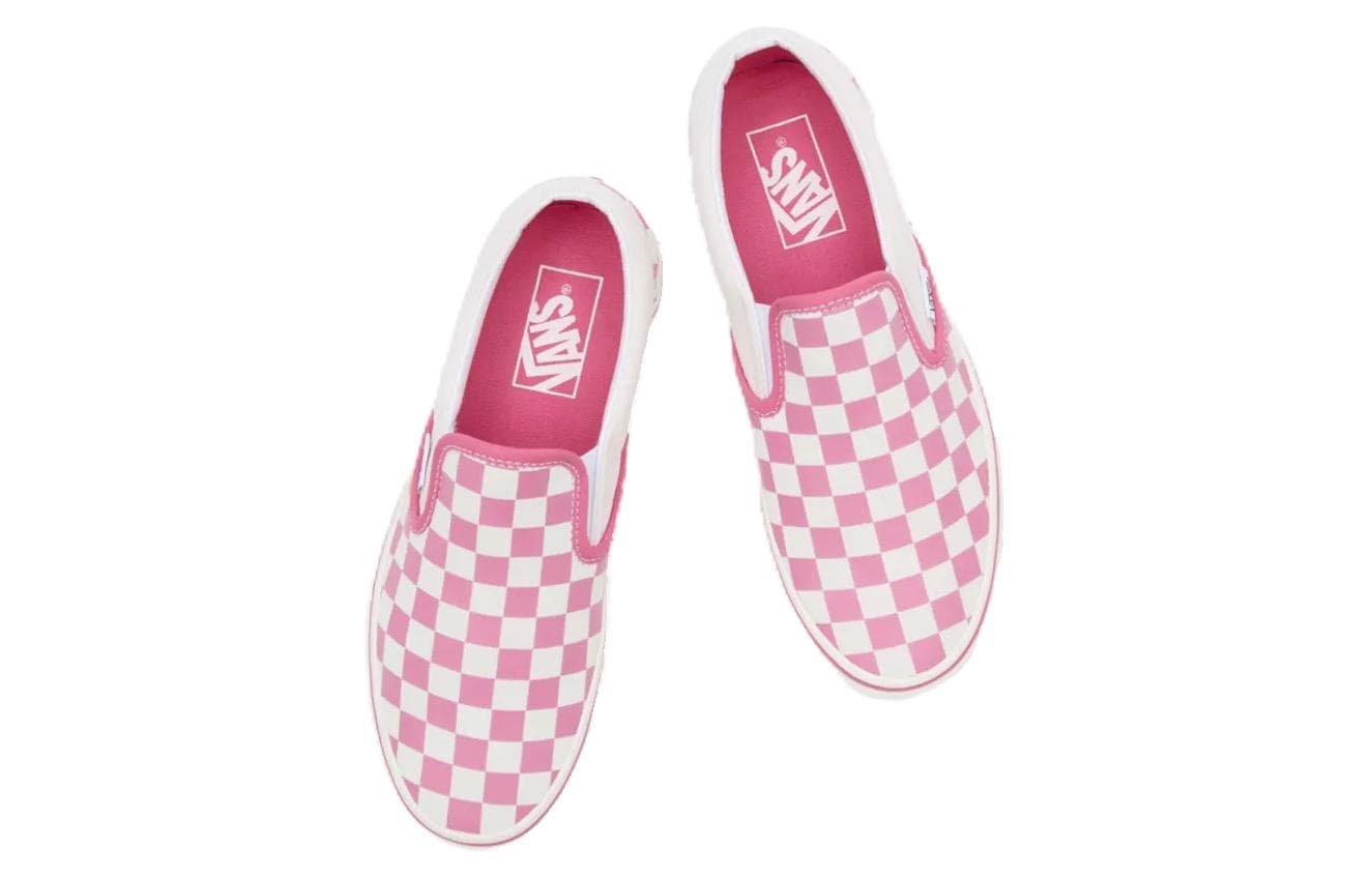 Кроссовки Vans Slip-On White Pink - изображение 4