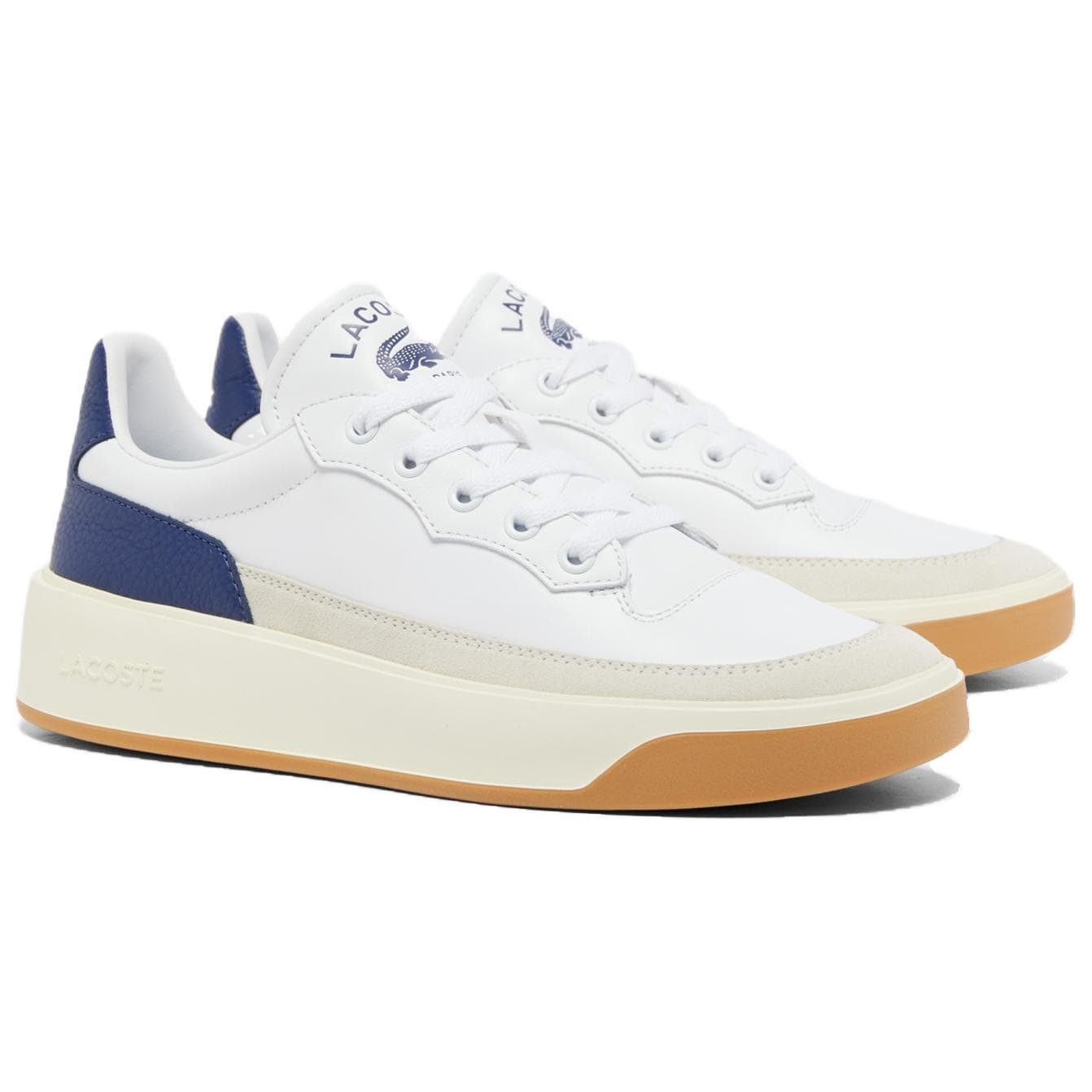 Кроссовки LACOSTE G80 Club Low Top Скейтборд Кроссовки Мужские Белый Синий - изображение 2
