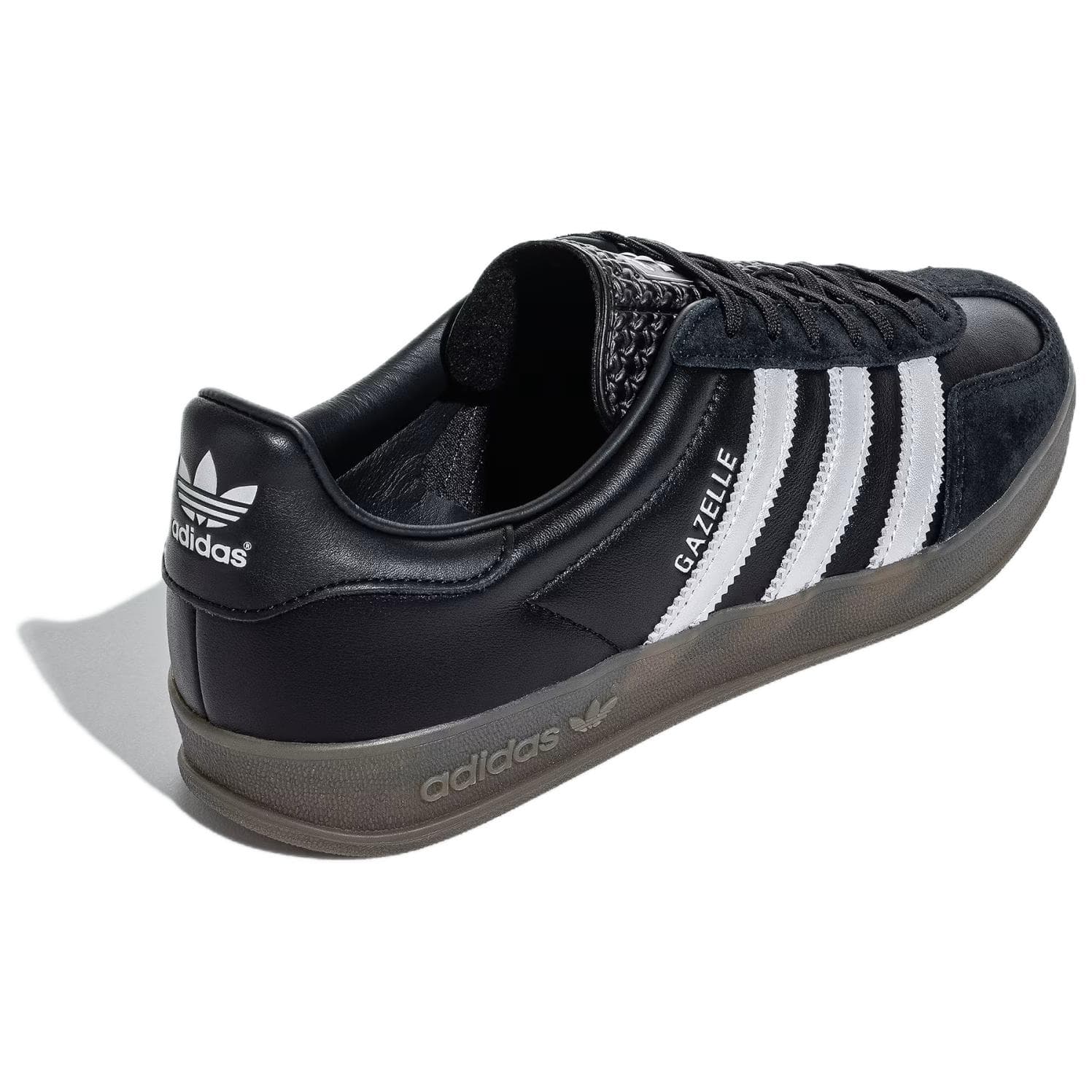 Кроссовки Adidas Originals GAZELLE INDOOR Устойчивая к истиранию низкая обувь для скейтбординга Мужская Черная - изображение 3