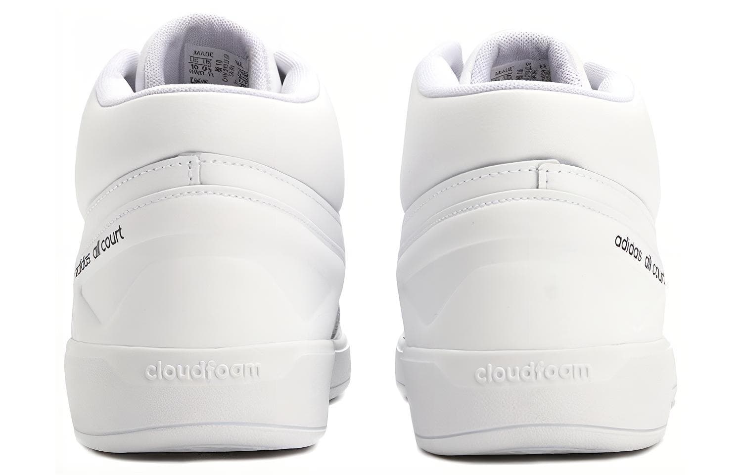 Кроссовки adidas Cloudfoam All Court Mid White - изображение 4