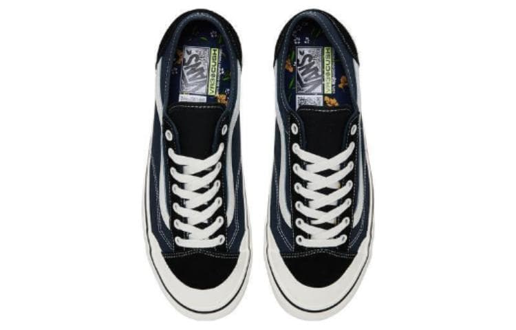 Кроссовки Vans Style 136 Decon VR3 SF Low Топ Скейтборд Обувь Унисекс Черный Белый - изображение 4