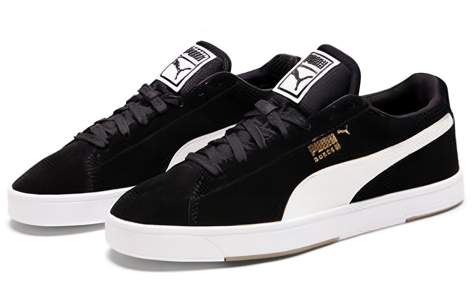 Кроссовки PUMA Suede S Low-Top Black - изображение 3
