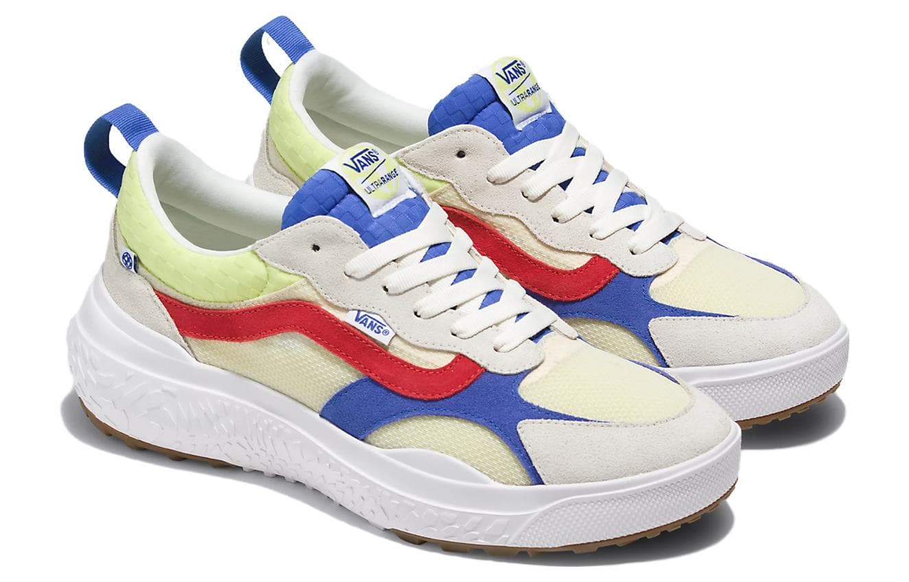 Кроссовки Vans MTE ULTRARANGE NEO VR3 Низкие Кроссовки для скейтбординга Унисекс Бежевый Синий Красный - изображение 3