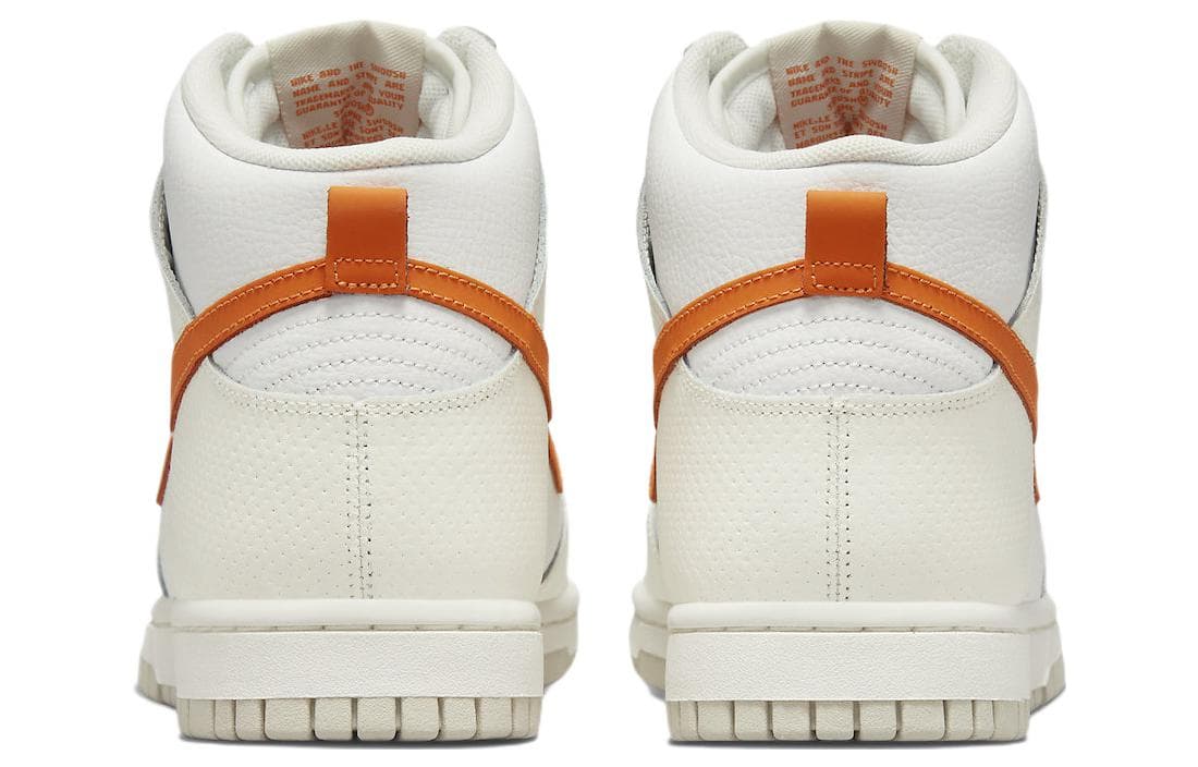 Кроссовки Nike Dunk High White Orange - изображение 5