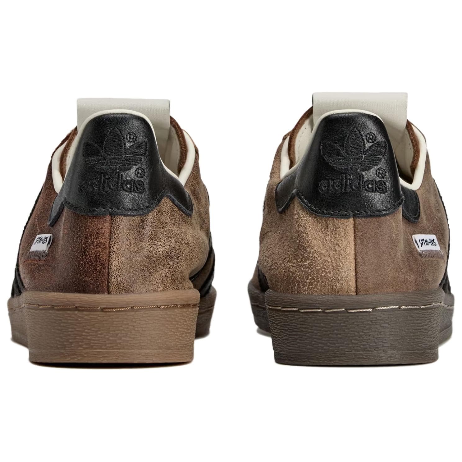 Кроссовки SONG FOR THE MUTE x adidas Superstar 82 Brown Black - изображение 5