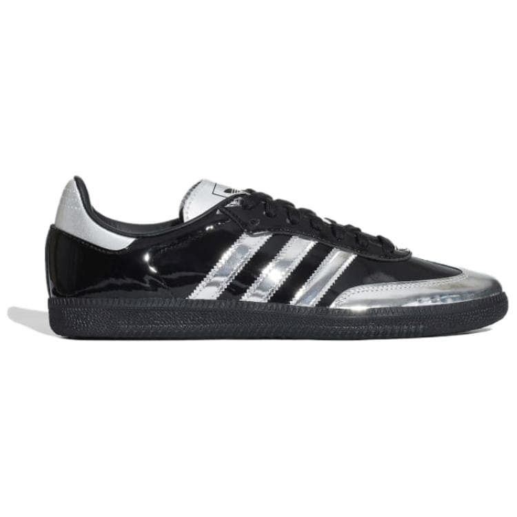 Кроссовки Adidas Originals X Atmos Samba Low Топ Скейтборд Обувь Унисекс Черно-серебро - изображение 2
