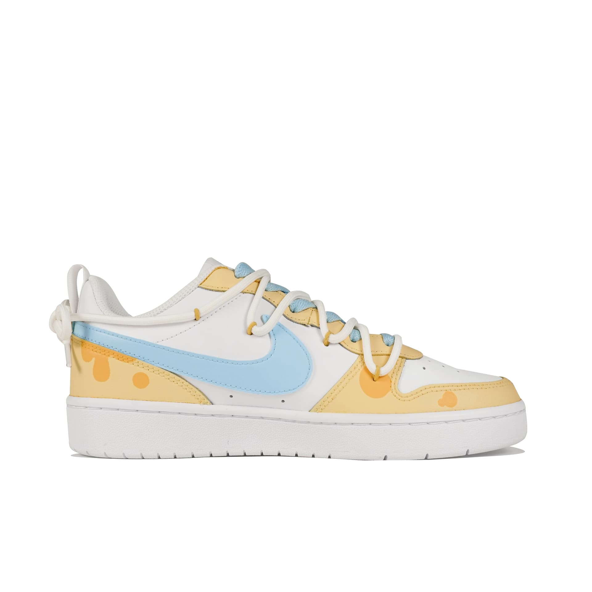 Кроссовки Nike Court Borough Low GS White Blue - изображение 2