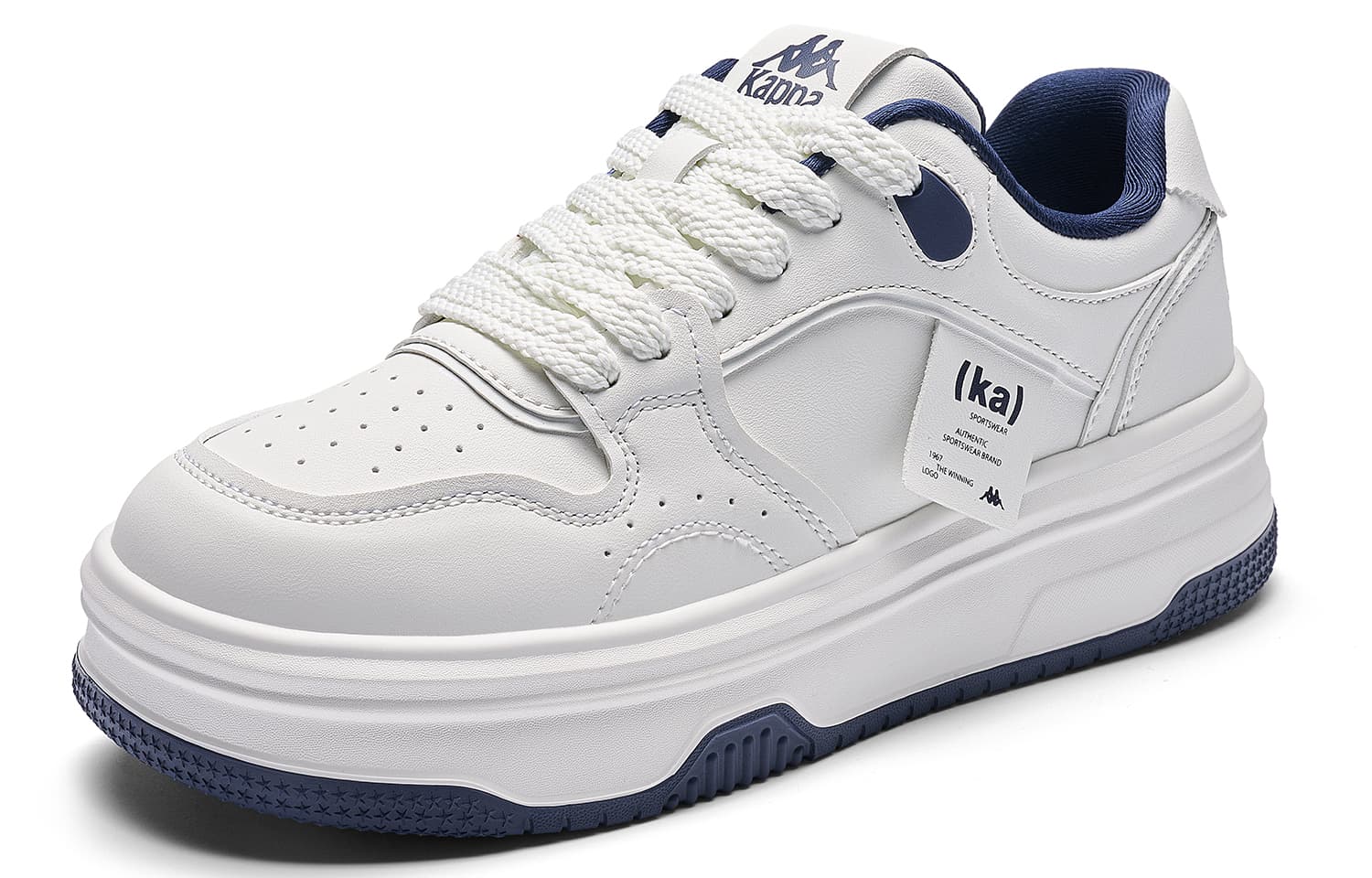 Кроссовки kappa Intercity Commute Collection Спина To Спина Low Топ Скейтборд Обувь Women's White - изображение 3