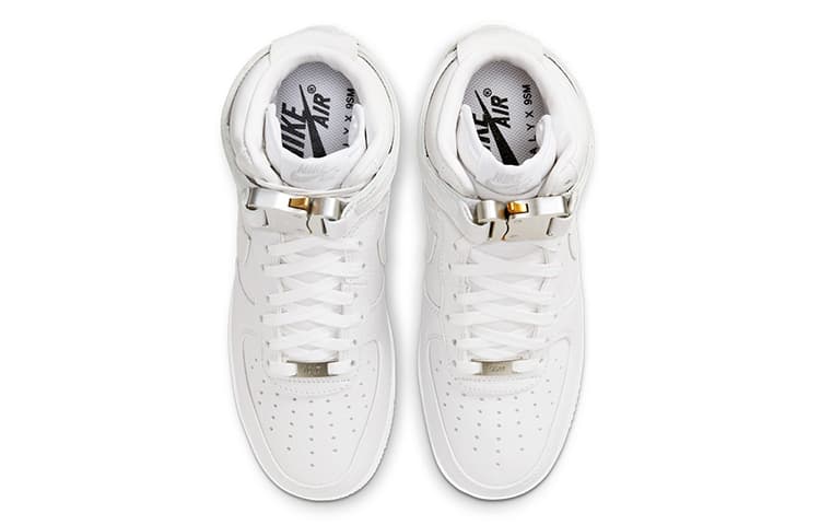 Кроссовки 1017 ALYX 9SM x Nike Air Force 1 High White — фото 4
