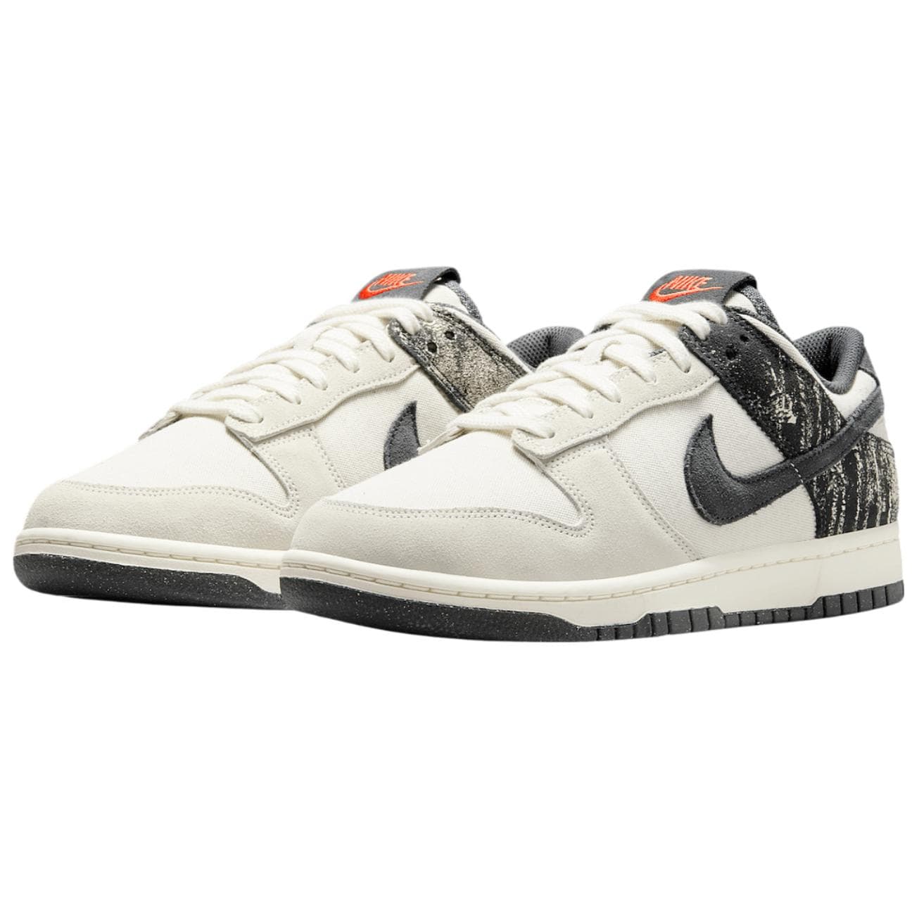 Кроссовки NIKE DUNK Противоскользящая Устойчивая к износу Низкий Топ Скейтборд Обувь Мужская Белый Черный - изображение 3