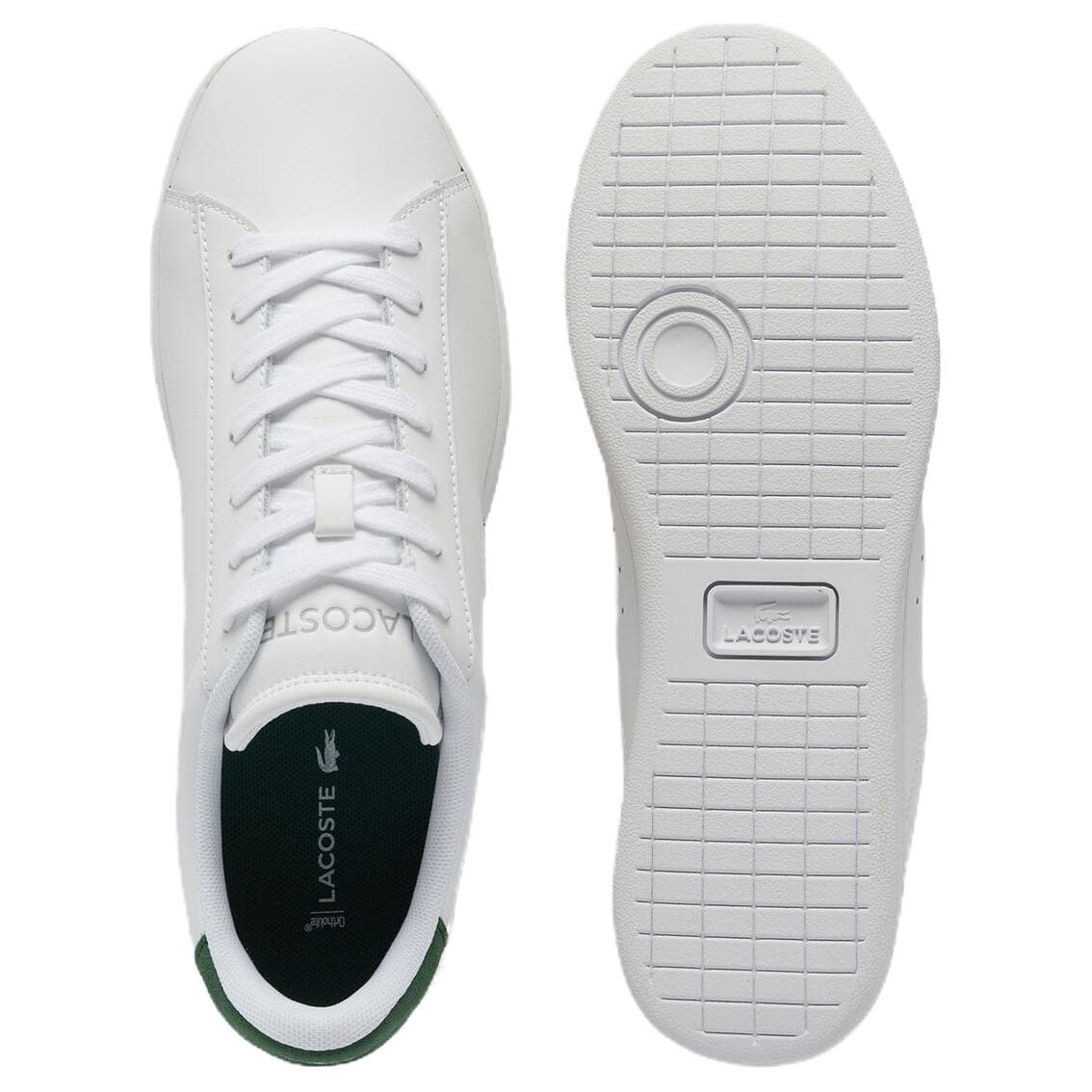 Кроссовки LACOSTE Низкая Скейтборд Обувь Мужская Белая Зеленая - изображение 6
