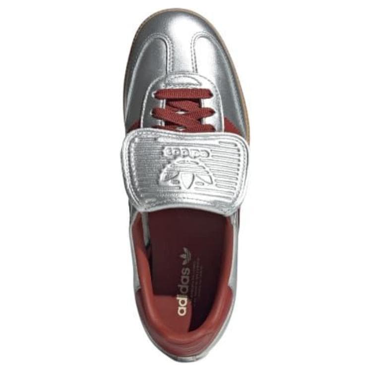 Кроссовки Adidas Originals Samba LT Low Топ Скейтборд Обувь Women's Silver Красный - изображение 4