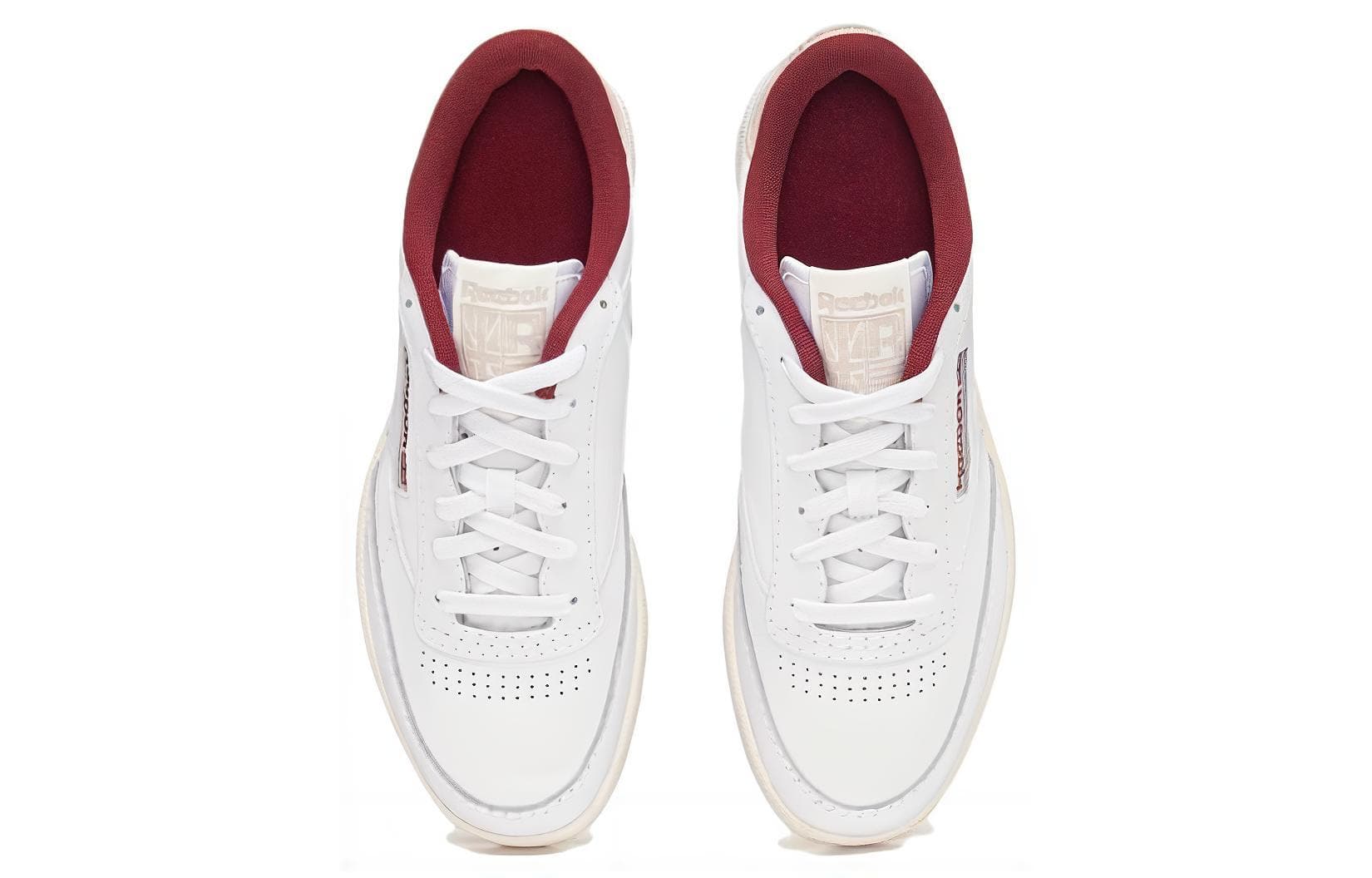 Кроссовки Reebok Club C 85 White Red - изображение 4