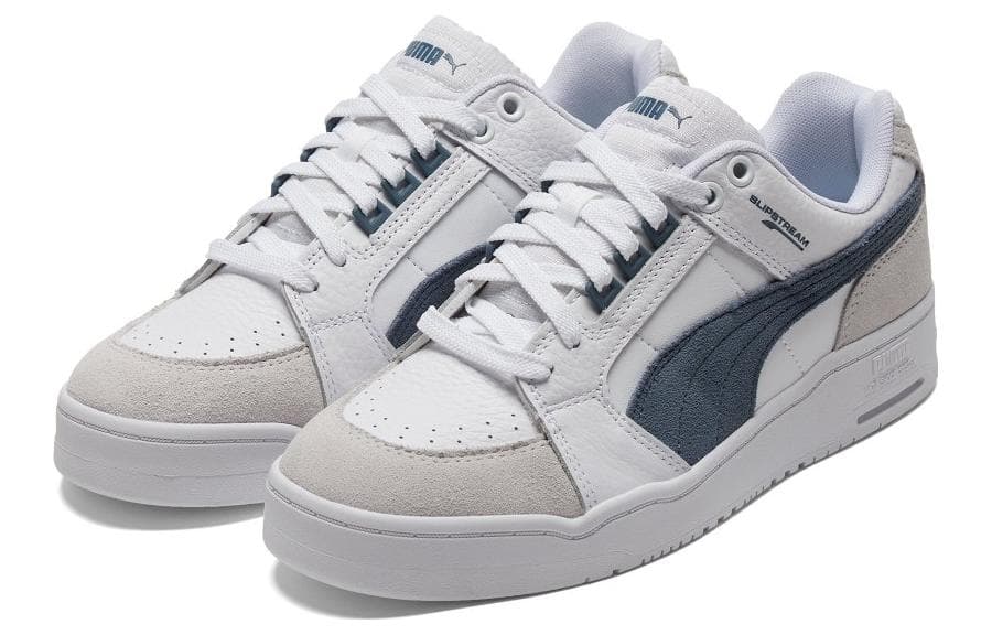 Кроссовки PUMA Slipstream Lo Suede FS White Blue - изображение 3