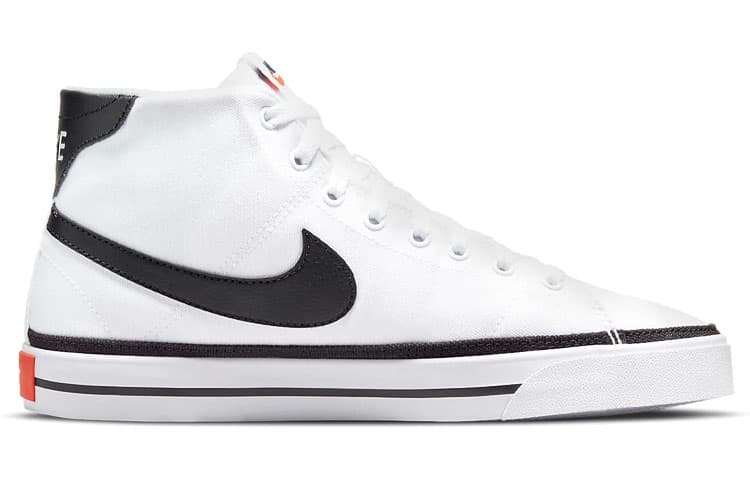 Кроссовки Nike Court Legacy Canvas Mid White Black - изображение 2