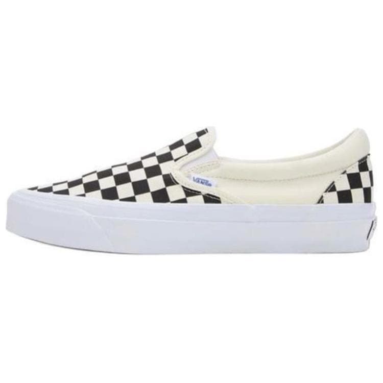 Кроссовки Vans LX Classic Slip On 98 Low Топ Скейтборд Обувь Унисекс Черный белый - изображение 1