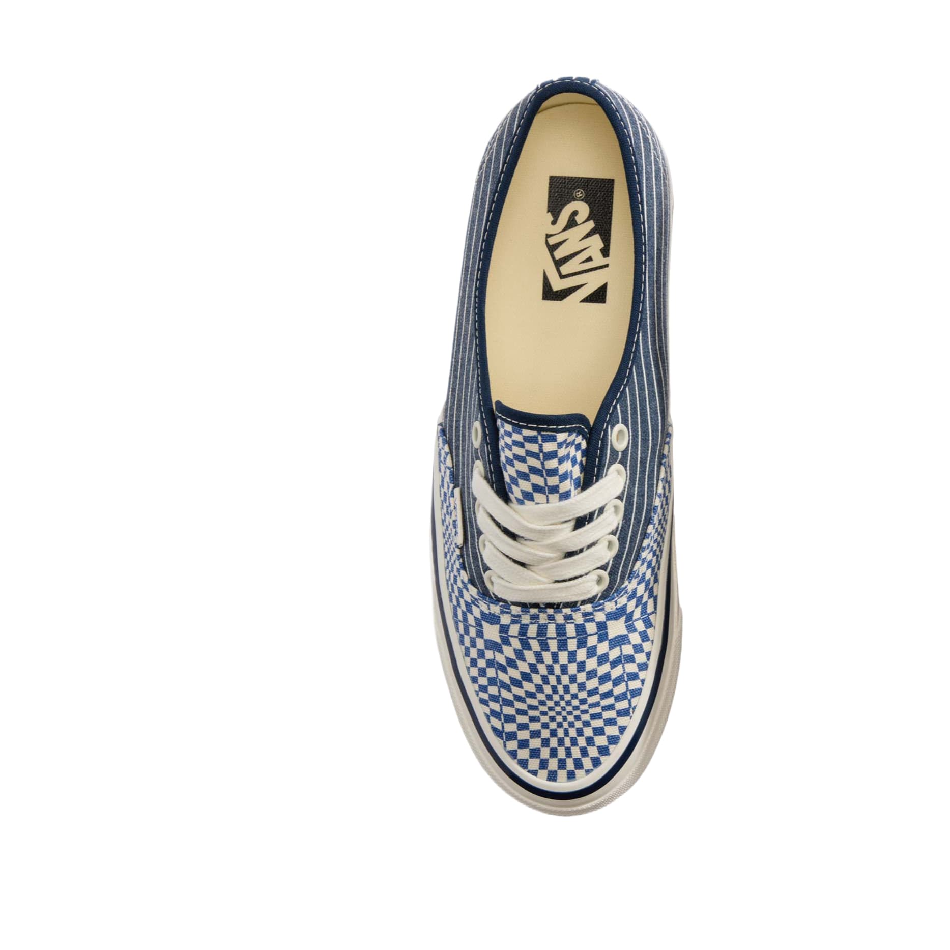 Кроссовки Vans Premium Authentic Устойчивая к истиранию Низкая Скейтборд Обувь Унисекс Синяя - изображение 2