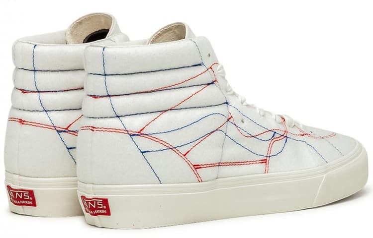 Кроссовки Taka Hayashi x Vans SK8 LX White - изображение 4