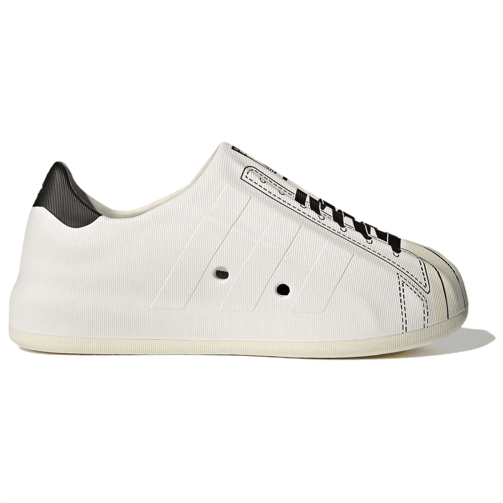 Кроссовки adidas AdiFOM Superstar White Black - изображение 2