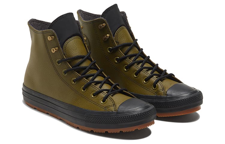 Кроссовки Converse Chuck Taylor Winter Dark Moss Green - изображение 3