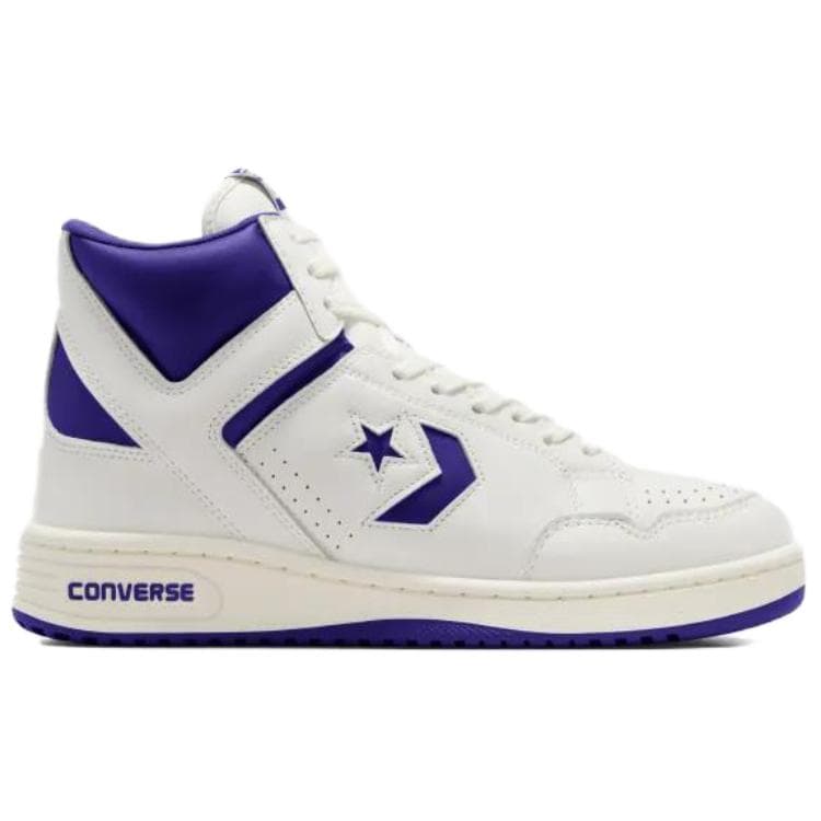 Кроссовки Converse Тонкая подошва Противоскользящая износостойкая Мид-топ Повседневная обувь для скейтборда Унисекс Белый - изображение 2