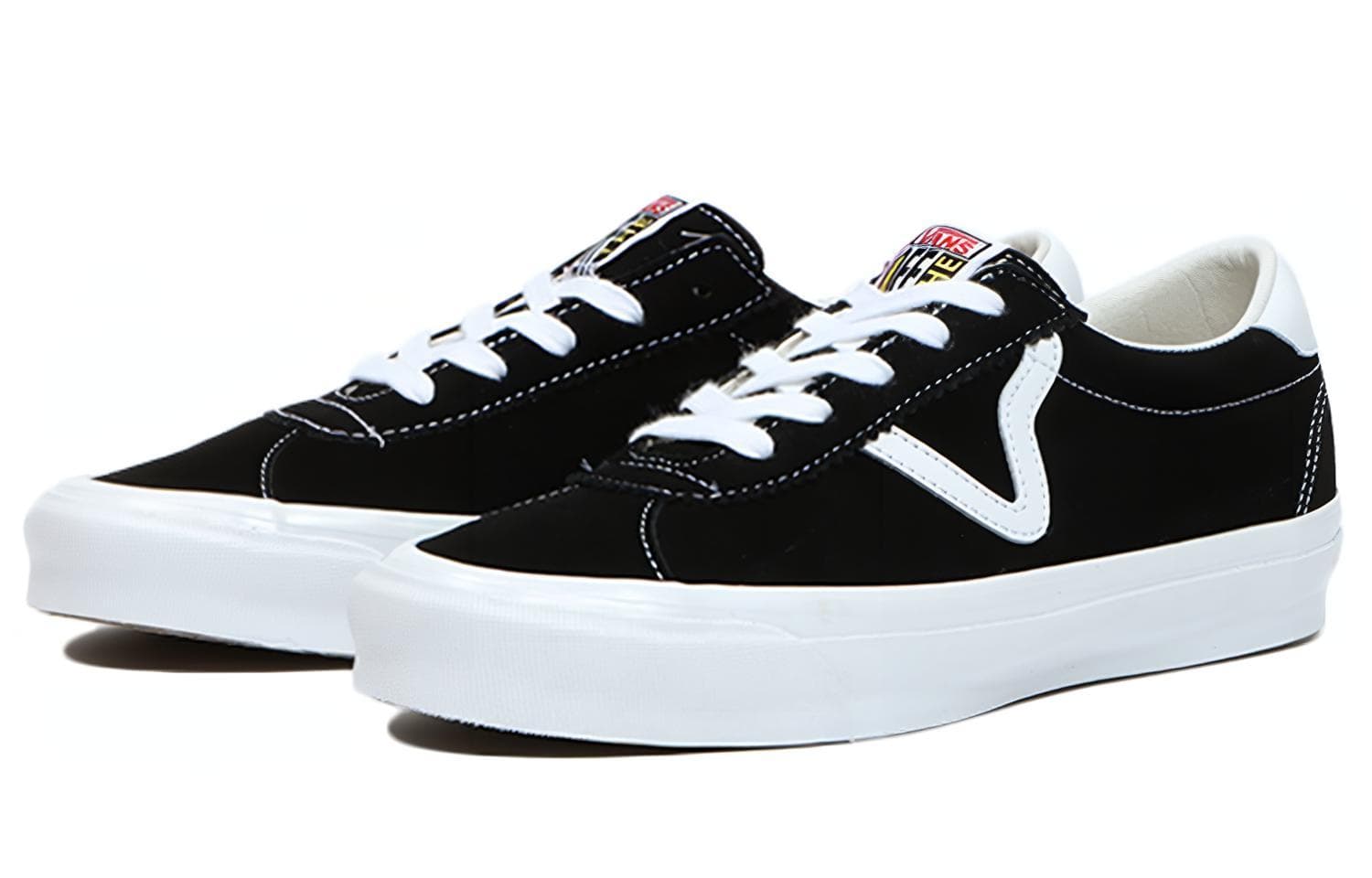 Кроссовки Vans Low Black White - изображение 3