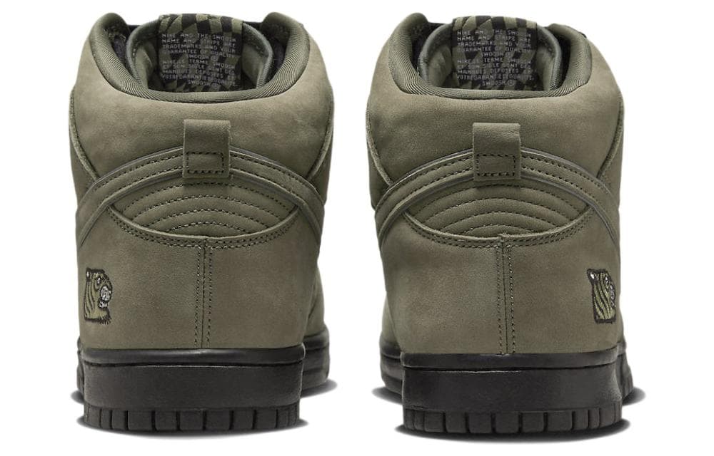 Кроссовки SoulGoods x Nike Dunk High "90s" Olive - изображение 5
