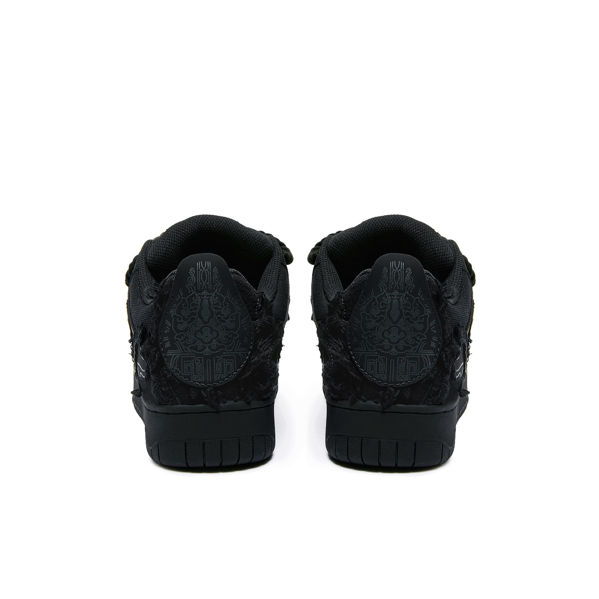 Кроссовки IMARSE New Chinese Style Collection Американский уличный стиль Черный воин Trendy Shoes Пухлые туфли - изображение 5