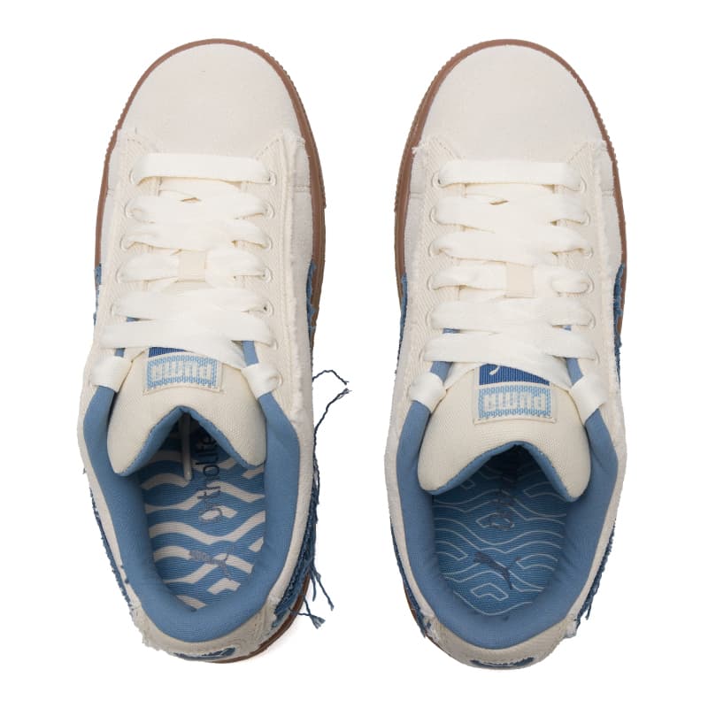 Кроссовки PUMA Suede XL Low Top Off-White Blue - изображение 3