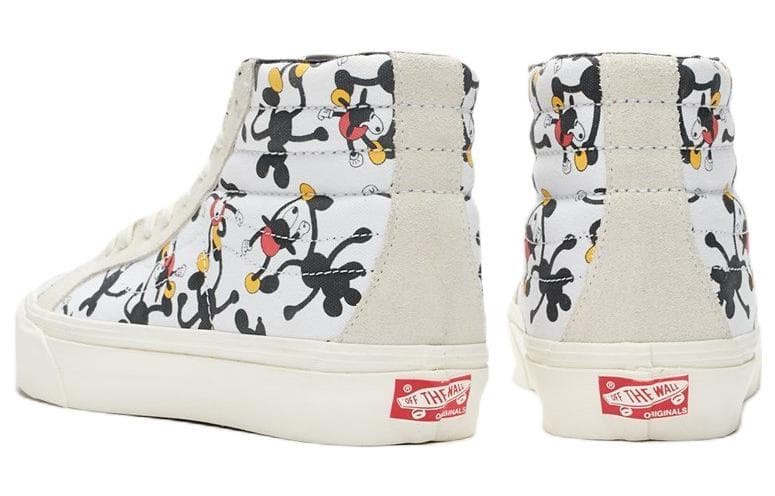 Кроссовки Disney x Vans SK8 Geoff McFetridge White Black - изображение 3