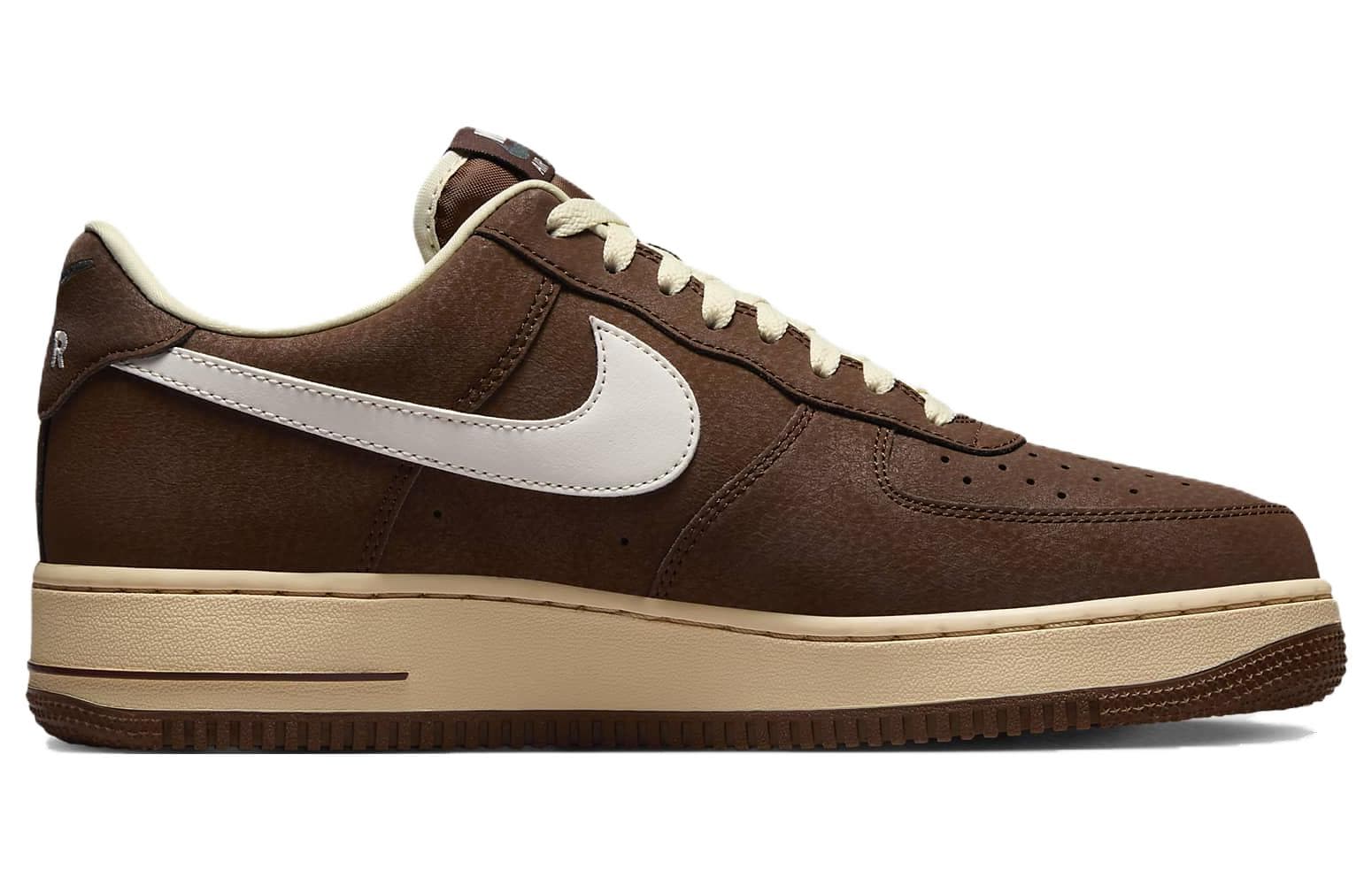 Кроссовки Nike Air Force 1 '07 Low Brown White - изображение 2