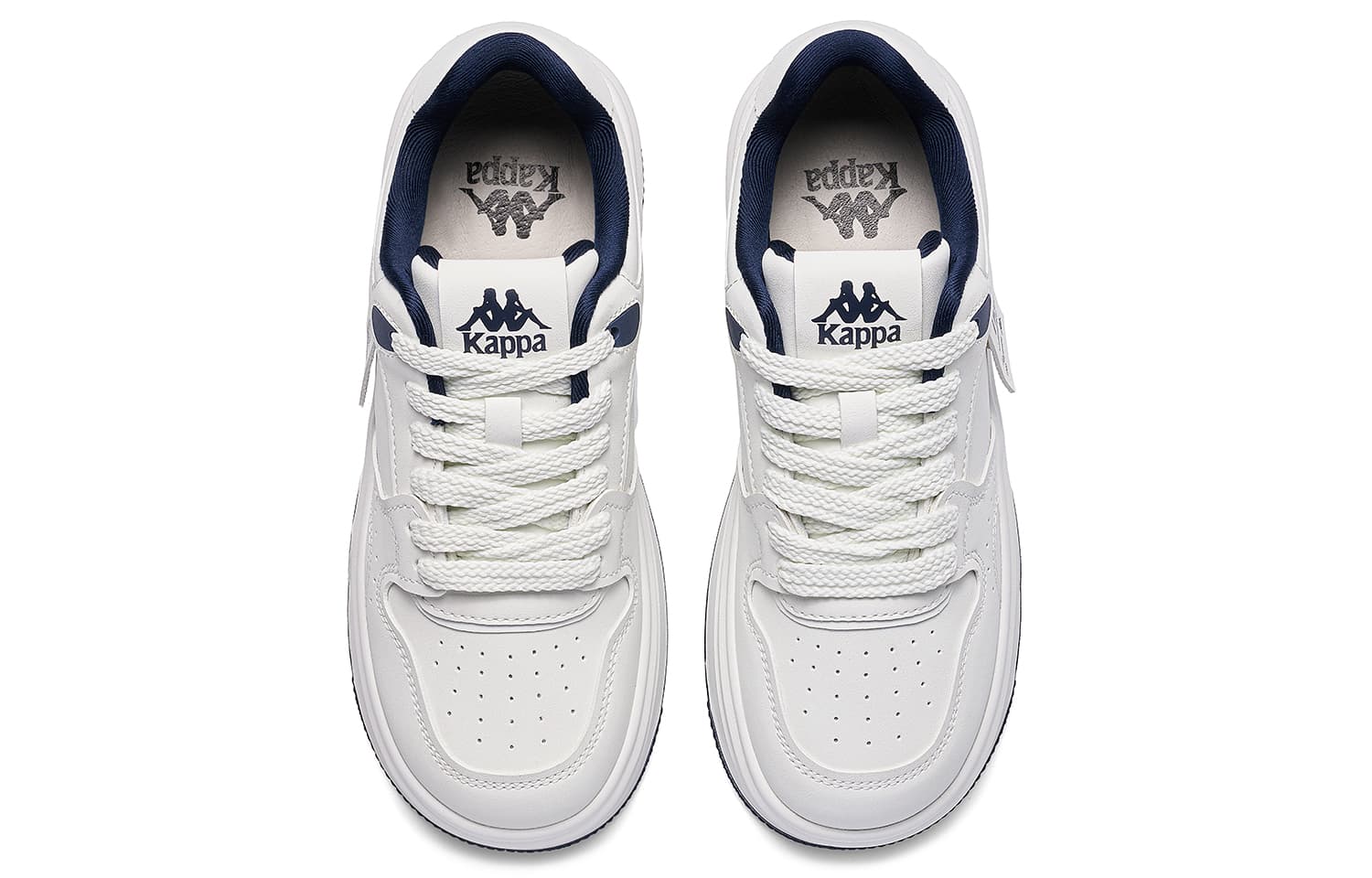 Кроссовки kappa Intercity Commute Collection Спина To Спина Low Топ Скейтборд Обувь Women's White - изображение 4