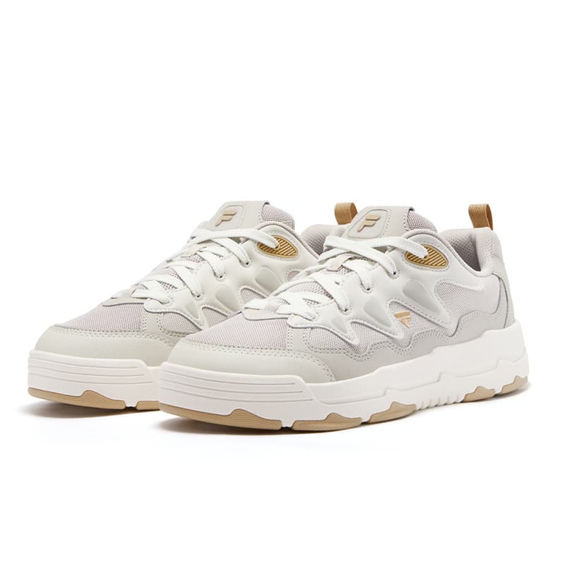 Кроссовки FILA FUSION BURWEED Сверкающие Удобные Кроссовки для скейтбординга Мужские Пемза Коричневый - изображение 3