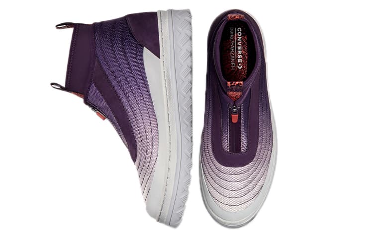 Кроссовки paria FARZANEH x Converse Cons Pro Leather X2 Tech White Purple - изображение 4