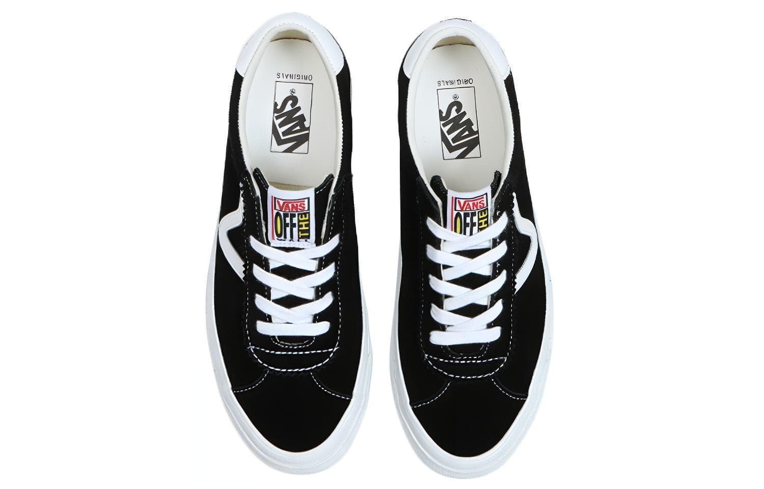 Кроссовки Vans Low Black White - изображение 4