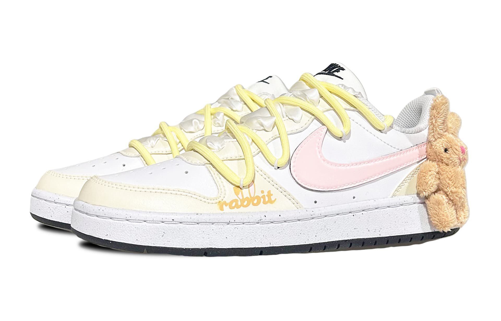 Кроссовки Nike Court Borough High GS Pale Yellow - изображение 3