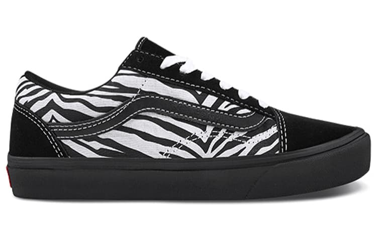 Кроссовки Vans Old Skool ComfyCush Zebra Checkerboard - изображение 2