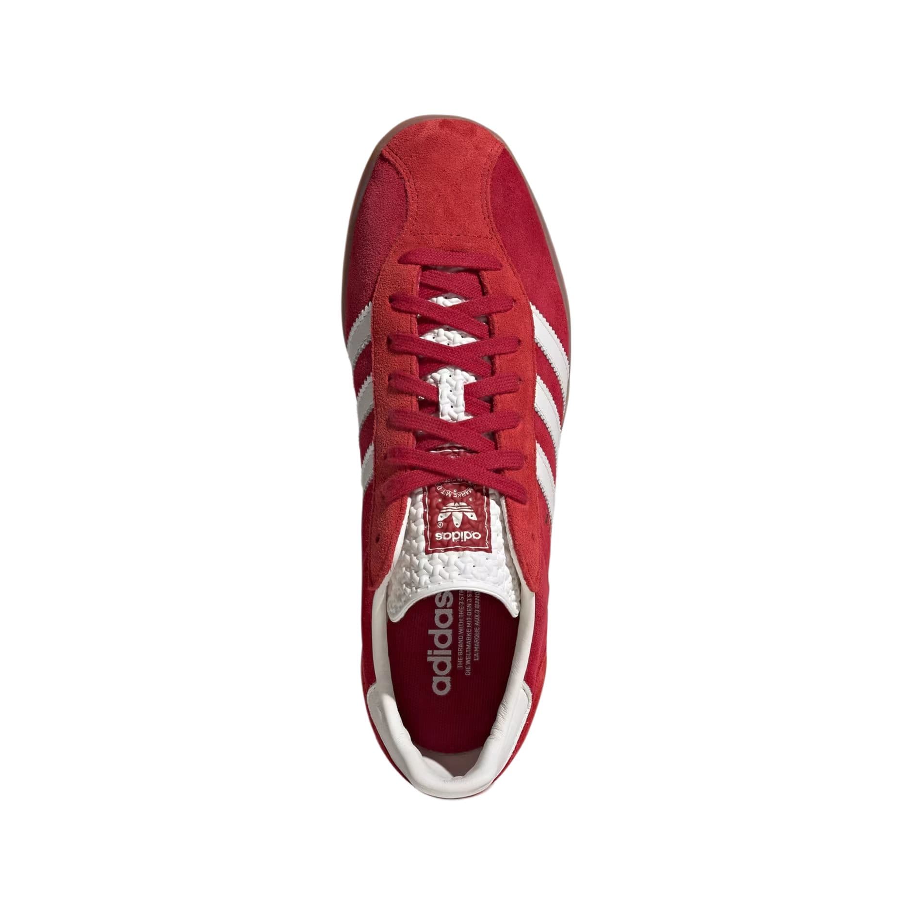 Кроссовки Adidas Originals GAZELLE INDOOR Низкие Скейтборд Обувь Мужская Красная - изображение 5