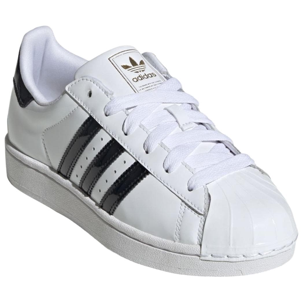 Кроссовки Adidas Originals Superstar 2 Устойчивая к истиранию низкая обувь для скейтбординга Женская Белая Черная - изображение 3