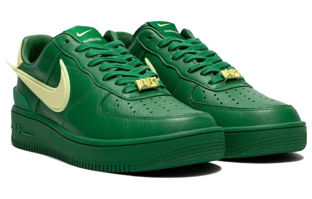 Кроссовки AMBUSH x Nike Air Force 1 Low "Pine Green and Citron" - изображение 3