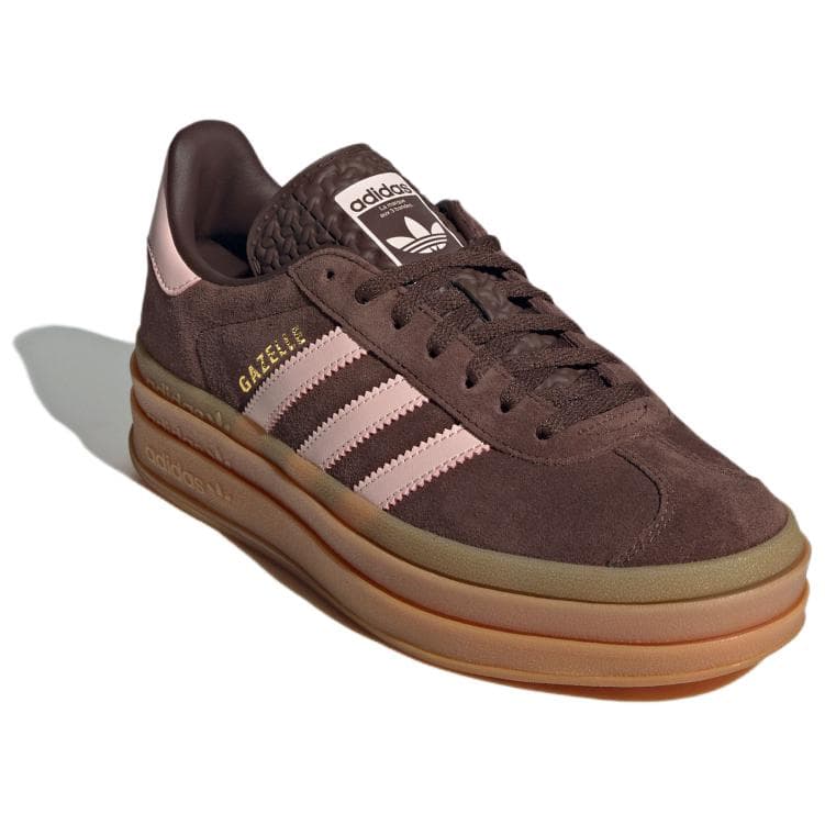 Кроссовки Adidas Originals GAZELLE BOLD Удобная Износостойкая Низкий Топ Скейтборд Обувь Женская Коричневая - изображение 2