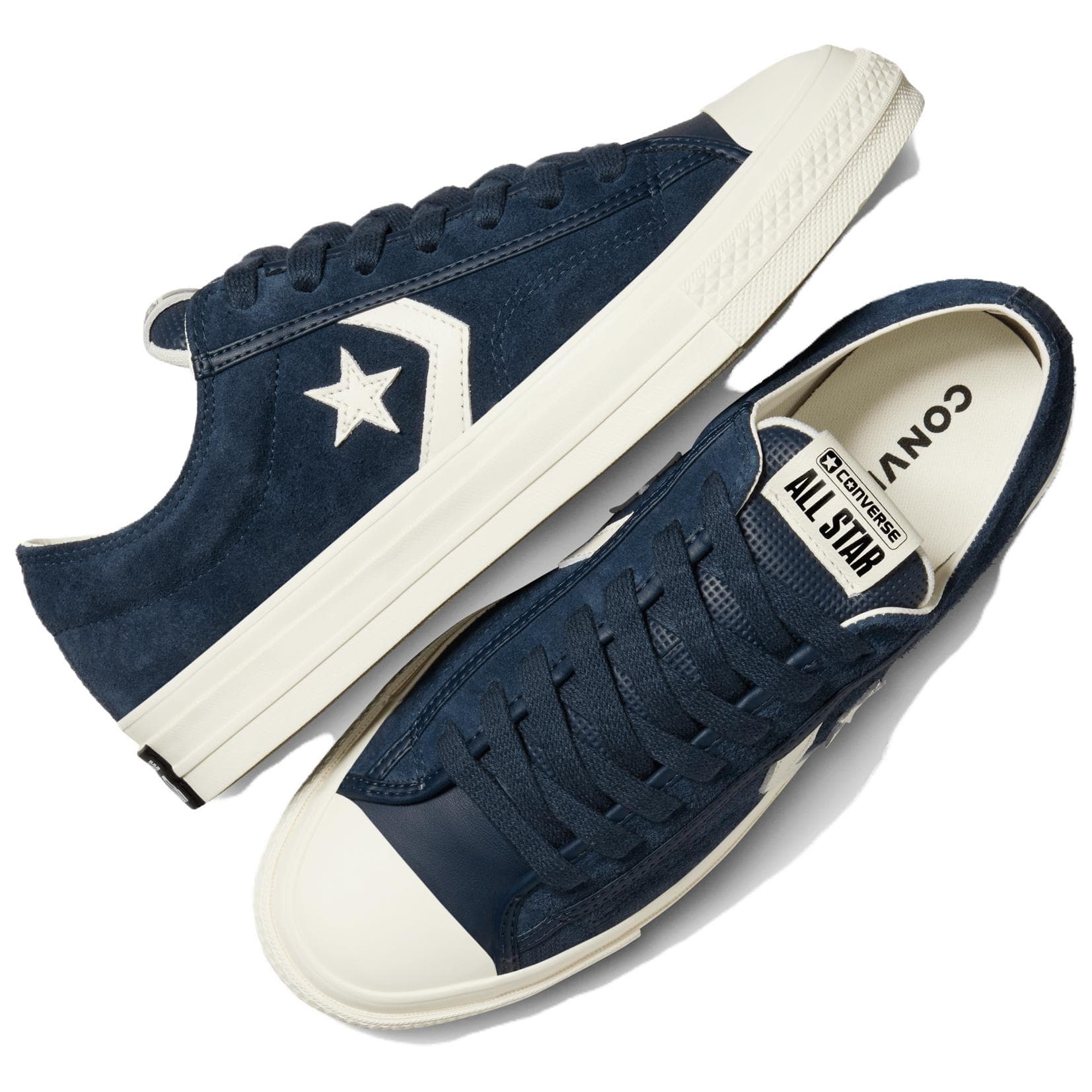 Кроссовки Converse Star Player 76 Low Топ Скейтборд Обувь Мужская Морской Синий - изображение 3