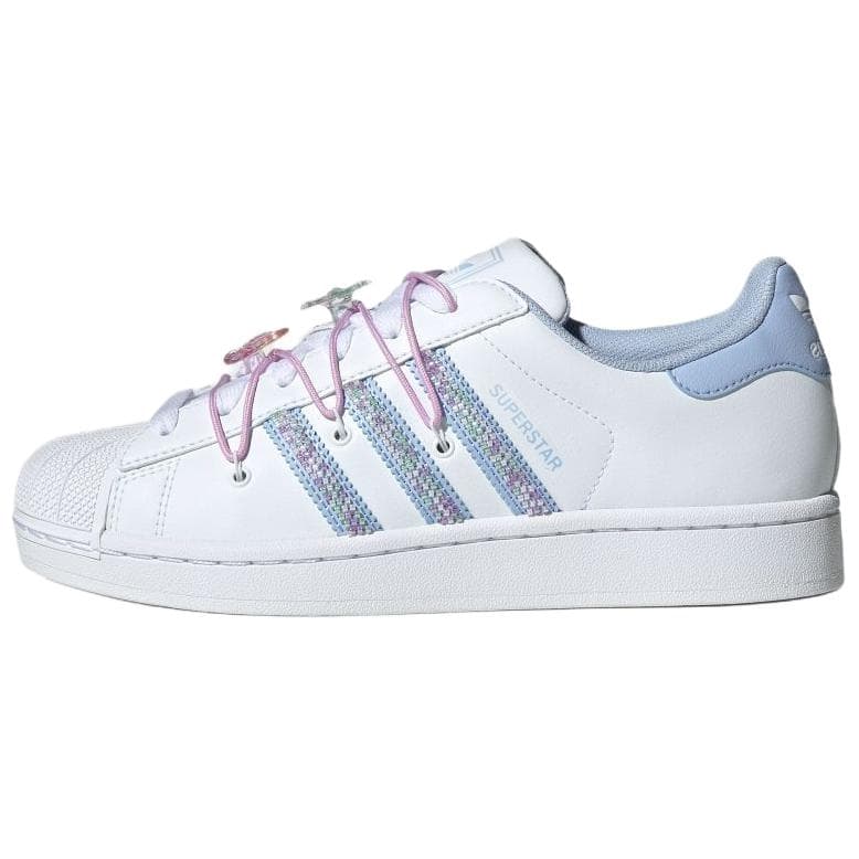 Кроссовки Adidas Originals Superstar 2 Устойчивые к истиранию низкие кроссовки для скейтбординга Женские Белые - изображение 1