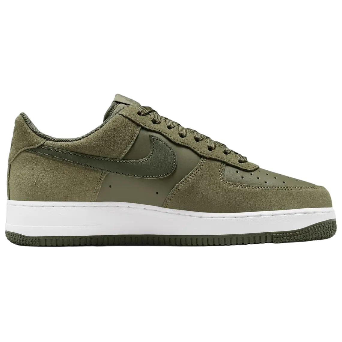 Кроссовки Nike Air Force 1 Искусственная замша кожа обувь для скейтбординга мужская зеленый белый - изображение 2