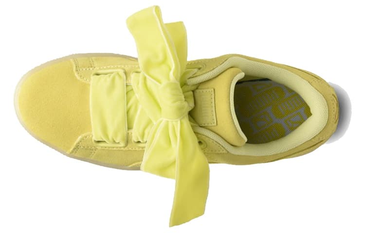 Кроссовки PUMA Suede Heart Reset Yellow - изображение 3
