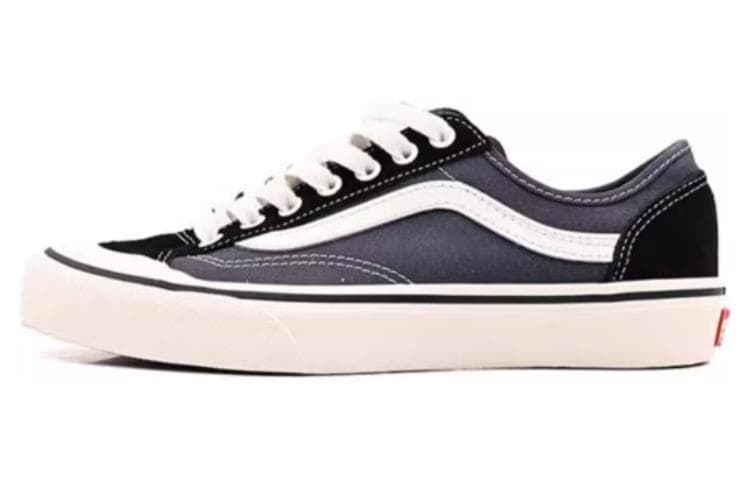 Кроссовки Vans Style 136 Decon VR3 SF Low Топ Скейтборд Обувь Унисекс Черный Белый - изображение 1